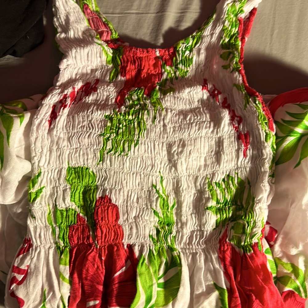 Rayon Ribbed Dress